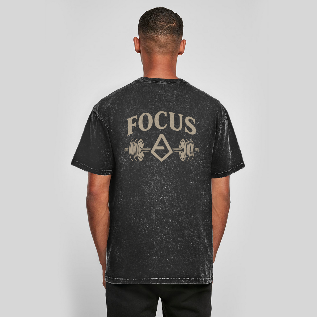 FOCUS Oversize Washed T-Shirt